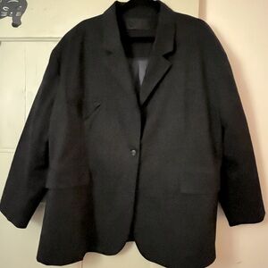 Ohlson Black Denim Blazer size D (16-20) XL by Roucha. Worn once.
